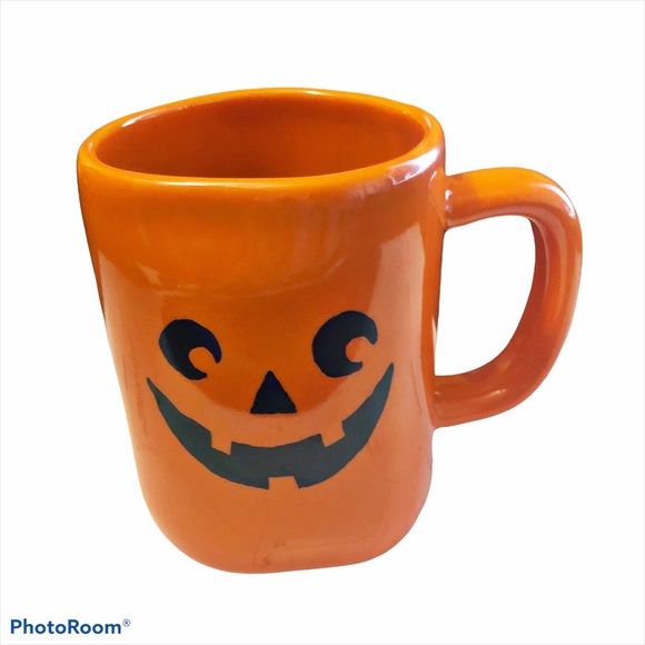 Rae Dunn Other - Rae Dunn Orange JACK-O-LANTERN FACE Halloween Mug